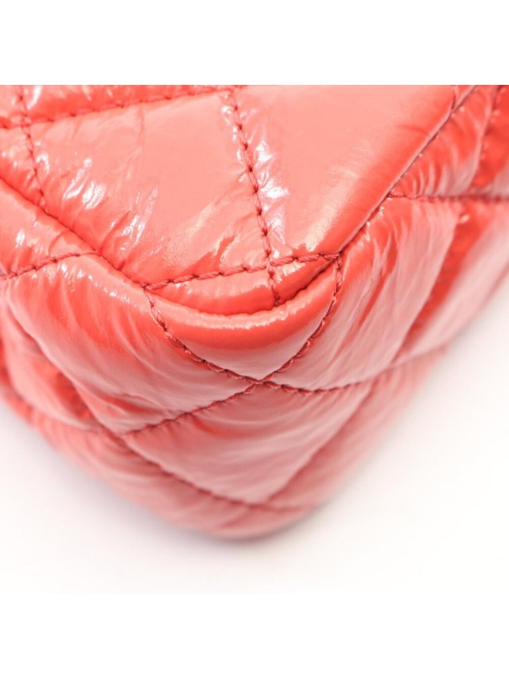 Chanel Shoulder Bag Quilted Small Hobo Coral Pink Leather - Picture 6 of 9